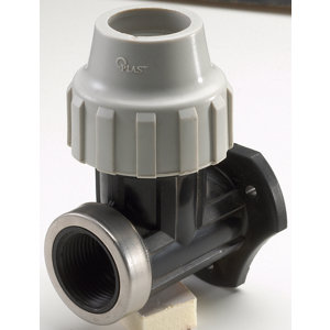 Applique murale en polyéthylène Ø 25 mm 20 x 27 mm