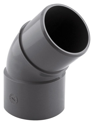 Coude pvc mâle femelle Fitt 45° ø50 mm - vue 2