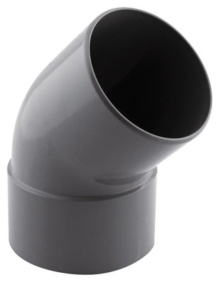 Coude pvc mâle femelle Fitt 45° ø80 mm - vue 2