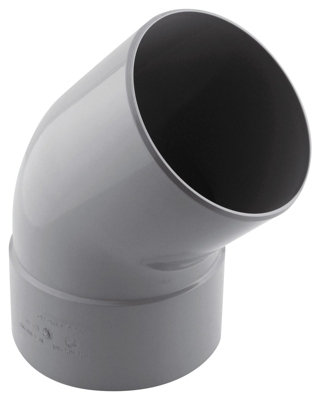 Coude pvc mâle femelle Fitt45° ø125 mm Fitt - vue 2