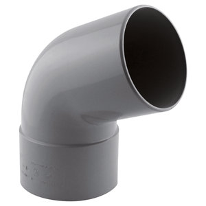 Coude PVC pour l'évacuation gravitaire des eaux usées et pluviales - 67 ° M/F Ø 100 mm