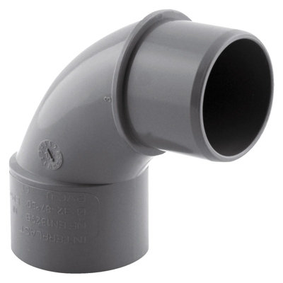 Coude Pvc 87 ° M/f Ø 32 Mm Pour L'évacuation Gravitaire Des Eaux Usées Et Pluviales