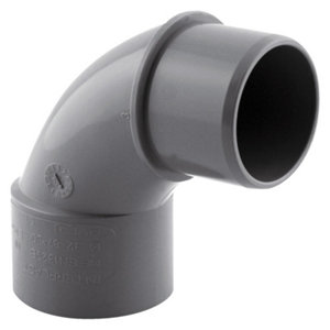 Coude PVC 87 ° M/F Ø 32 mm pour l'évacuation gravitaire des eaux usées et pluviales