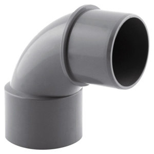 Coude PVC pour évacuation - 87 ° M/F Ø 40 mm