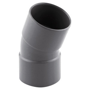 Coude PVC 22 ° F/F Ø 40 mm pour l'évacuation gravitaire des eaux usées et pluviales