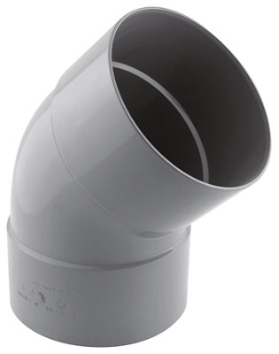 Coude 45° femelle femelle ø125 mm Fitt - vue 2