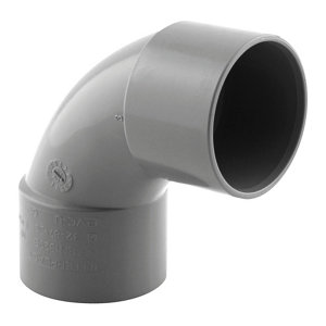 Coude PVC 87 ° F/F Ø 32 mm pour l'évacuation gravitaire des eaux usées et pluviales