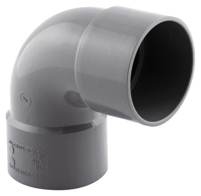 Coude pvc femelle femelle Fitt 87° ø50 mm - vue 2