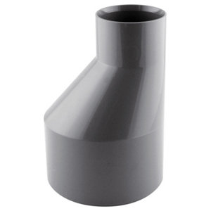Réduction excentrée PVC pour l'évacuation gravitaire des eaux usées et pluviales - M/F 80x50 mm
