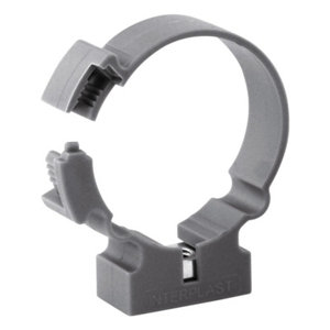 Lot de 10 colliers de fixation monobloc à bride en nylon - Ø 32 mm