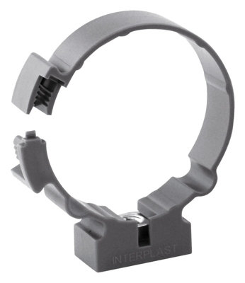 Collier de fixation monobloc vendu par 10 en PVC pour évacuation Fitt SCOLL04010P Ø.40 mm - vue 2