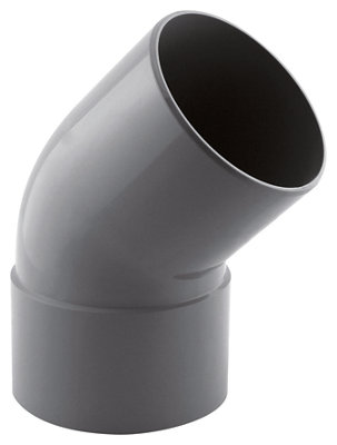 Coude Pvc Pour L'évacuation Gravitaire Des Eaux Usées Et Pluviales - 45 ° M/f Ø 100 Mm