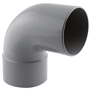 Coude PVC pour l'évacuation gravitaire des eaux usées et pluviales - 87 ° M/F Ø 100 mm