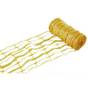 Grillage avertisseur en PVC jaune - 25 ml