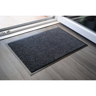 Grille caillebotis en acier galvanisé - 1m x 20cm - Gris - Maille anti