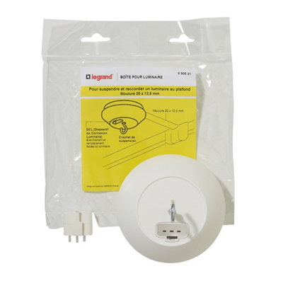 Boite point de centre pour luminaire DCL Legrand 20 x 12 5mm - vue 2