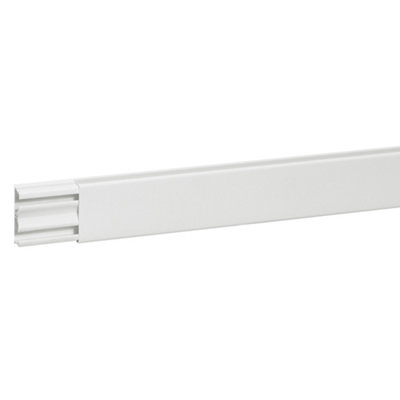 Moulure avec cloison 40x16 mm Legrand 2 compartiments - vue 1