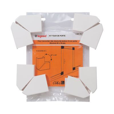 Kit tour de porte pour moulure 40 x 16 mm Legrand - vue 1
