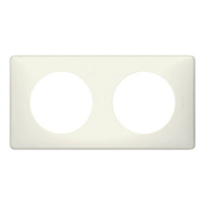 Plaque 2 postes CELIANE coloris Craiea