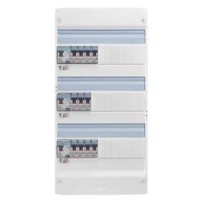 Tableau électrique pré équipé et pré câblé 3 rangées Legrand 39 modules 14 inclus