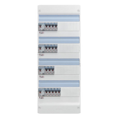Tableau électrique pré équipé et pré câblé 4 rangées Legrand 52 modules 20 inclus