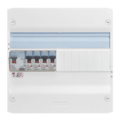 LEGRAND Tableau Électrique Pré équipé 1 Rangée Drivia Equipé de Disjoncteurs + 1 Interrupteur Différentiel 30mA Spécial Extension Cuisine ou Cellier Fabriqué En France - vue 4