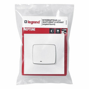 Interrupteur va-et-vient à voyant "Neptune"