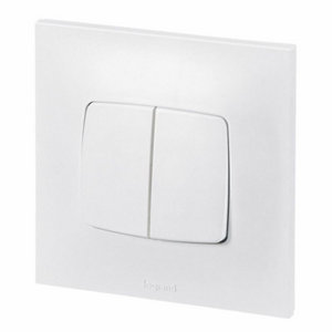 Interrupteur va-et-vient + poussoir "Neptune"