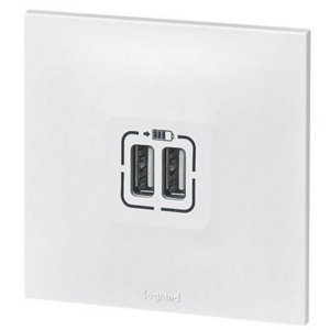 Prise double USB "Neptune"