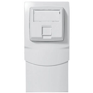 Lot 1 cadre + 1 prise RJ 45 multimédia - Ep. 16 mm