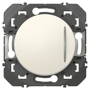 Interrupteur va-et-vient 10A à voyant lumineux "Dooxie" blanc