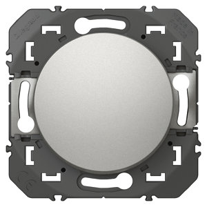 Interrupteur va-et-vient 10A "Dooxie" aluminium