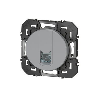 Prise RJ45 Legrand Dooxie aluminium carrée