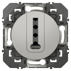 Prise téléphone en T "Dooxie" aluminium