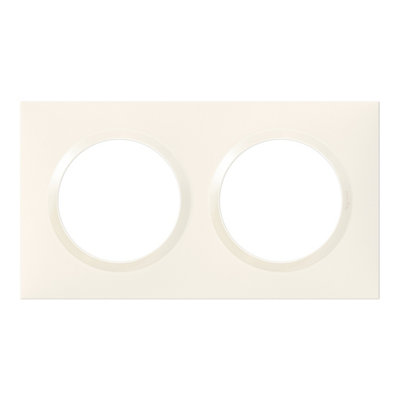 Plaque de finition LEGRAND Dooxie 2 postes Plastique