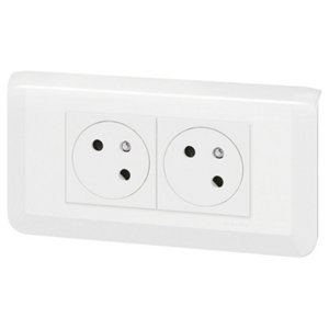 Kit complet 2 prises encastrables "Mosaic"