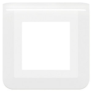 Plaque 2 modules "Mosaic" blanc
