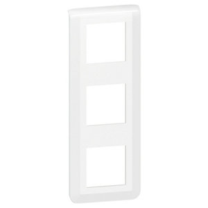 Plaque 3 x 2 modules vertical "Mosaic" blanc