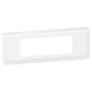 Plaque rectangulaire 6 modules "Mosaic" blanc