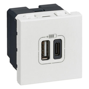 Chargeur USB + USB Type-C Double chargeur USB Type-A + Type-C