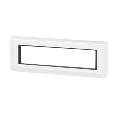 Plaque de finition 8 modules Legrand Mosaïc 0 994 79 coloris .224 x P.8 5 x H.82 mm
