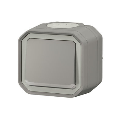 Bouton poussoir lumineux Legrand Plexo en saillie