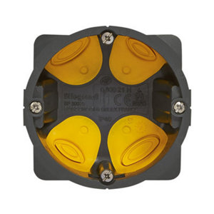 Boîte à encastrer Eco Batibox profondeur 40 mm pour plaque de plâtre – 1 poste