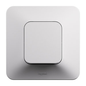Poussoir encastrable blanc brillant NEPTUNE NF IP20