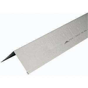 Faîtage à pince en zinc - L. 2 long. 2 m. Ép. 0,65 mm. Garantie 2 ans