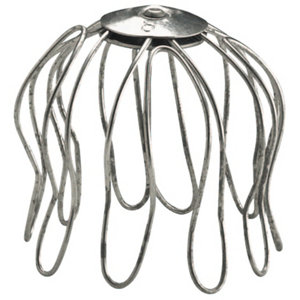 Crapaudine en acier galvanisé Ø 100 mm