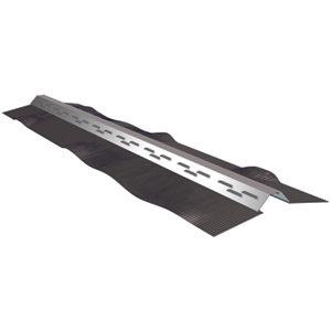 Cloisoir en acier galvanisé, L. 2 m Se pose sur la tuile faîtière