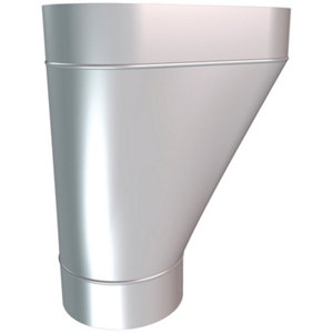 Cuvette de branchement en zinc Ø 100 mm