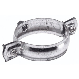Collier en acier galvanisé Ø 100 mm il se pose facilement à l'aide de vis