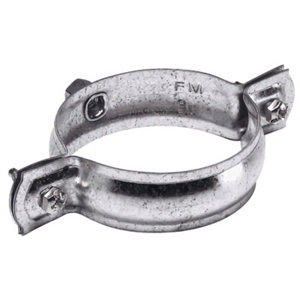 Collier en acier galvanisé Ø 100 mm il se pose facilement à l'aide de vis